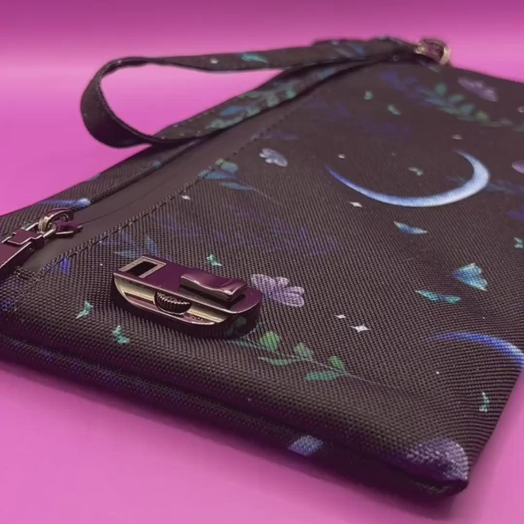 Smell Proof Bag with Lock Butterfly & Moon design